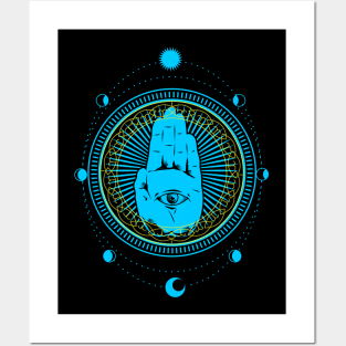 Magic Hamsa Posters and Art